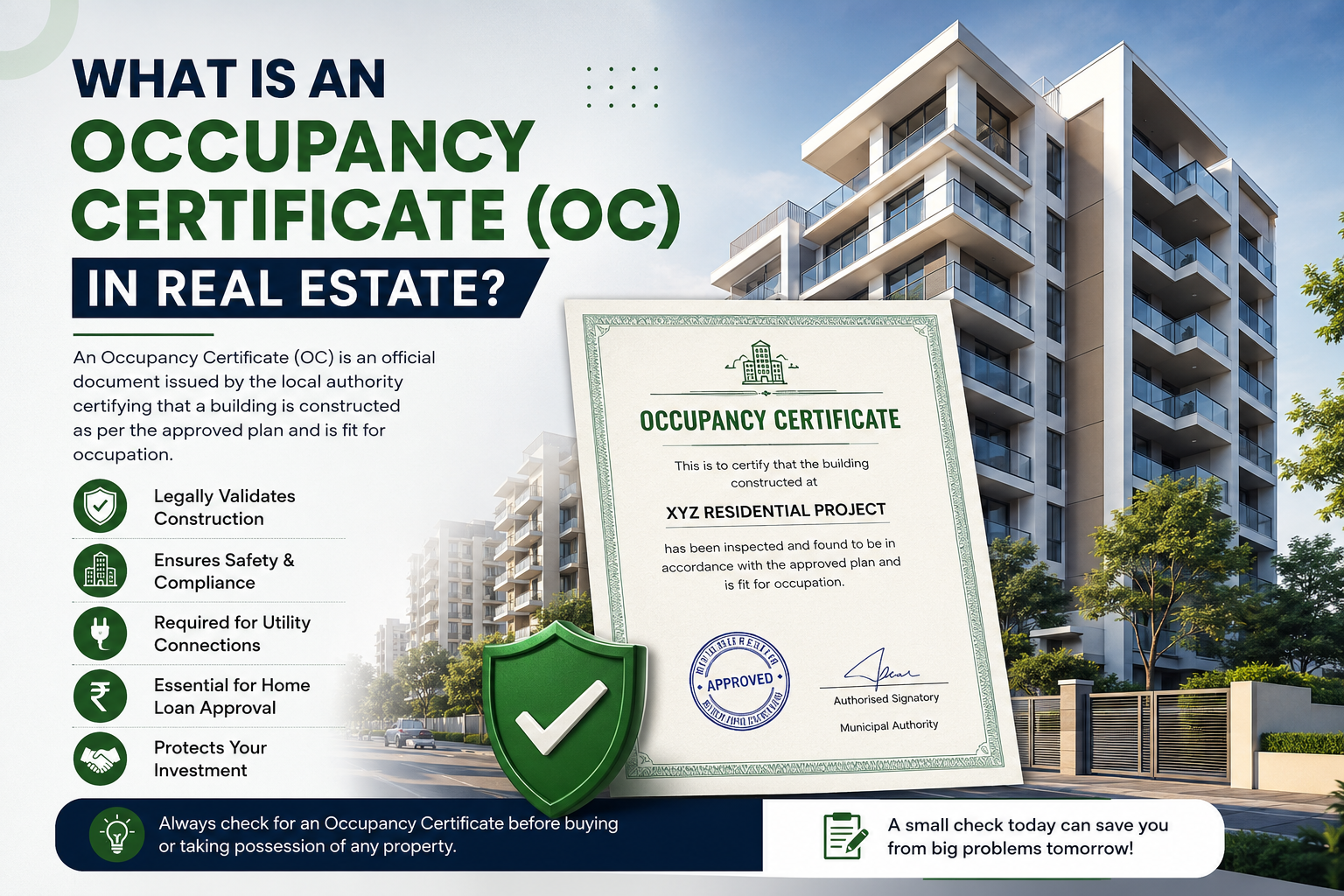 What is an Occupancy Certificate (OC) in Real Estate?